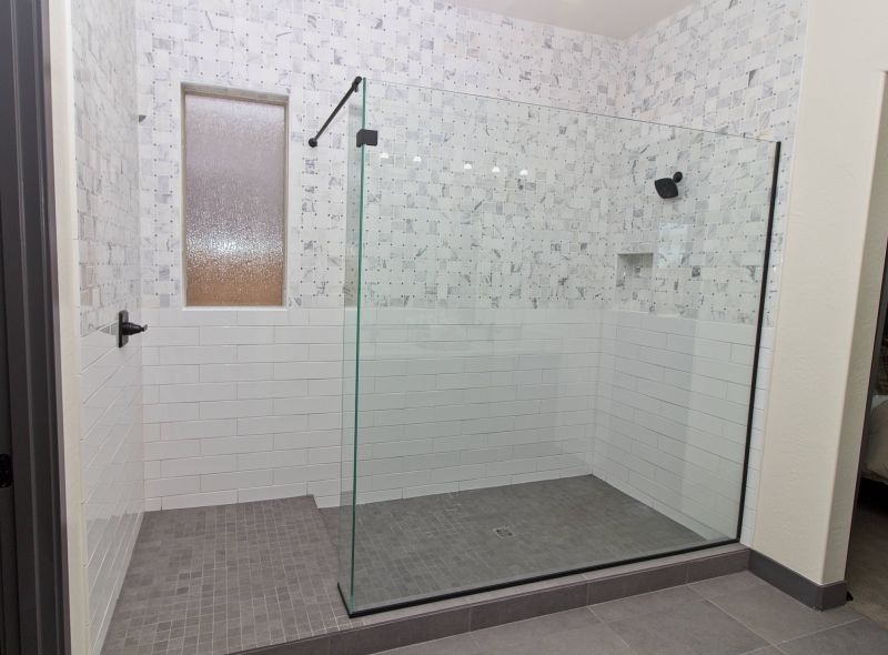 Large Format Tiles in Shower Walls