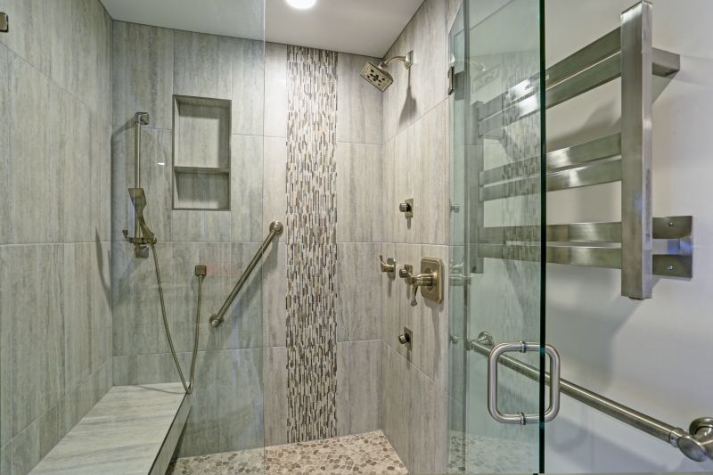 Rain Shower Head in Modern Shower